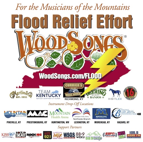 WoodSongs Music Distribution To Benefit Appalachian Flood Victims Set For October 29 At Knott County Central High School