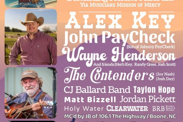 Country Singer-Songwriter John PayCheck Joins Fellow Country Artist Alex Key & Others For Hurricane Helene Relief Event, Appalachian Aid Music Festival In Wilkesboro, N.C., Saturday, October 19