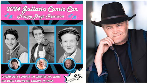 Opens Saturday: 5th Annual Gallatin Comic Con Readies To Celebrate 50th Anniversary Cast Reunions Of Happy Days & Good Times, Guest Panels, CosPlay Contests & More Than 70 Comic Dealers