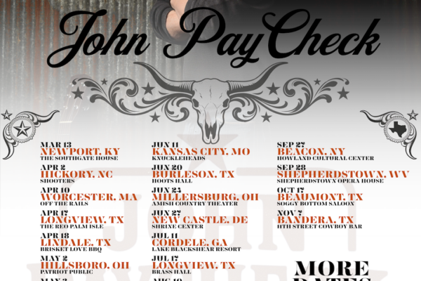 Country Singer-Songwriter John PayCheck & His Calvary Band Announce 2026 Better Plan Tour, Set For 23 Cities Across 15 States, With Additional Dates TBA