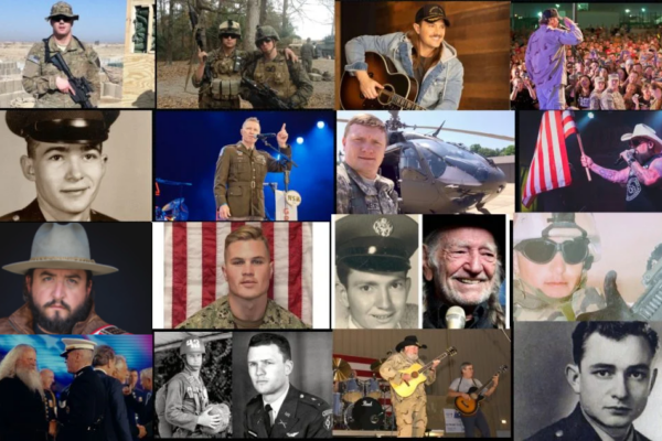 Recognizing 20 Country Artists Who Are Military Veterans & Those Who’ve Gone Above & Beyond To Support Our Veterans Community Organizations